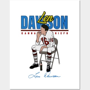Len Dawson Aesthetic Tribute 〶 Posters and Art